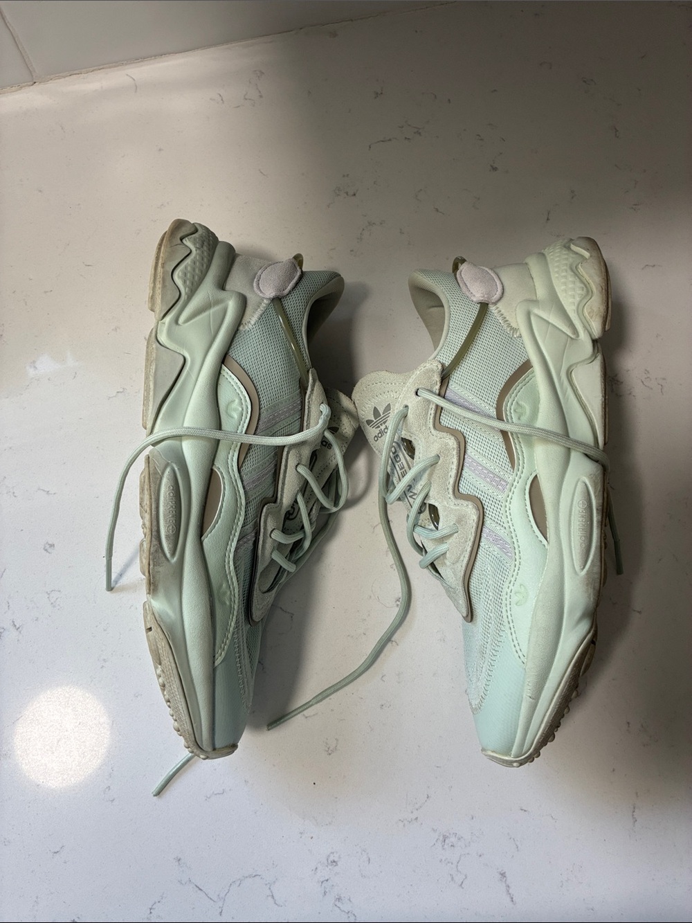 adidas Kids Pastel Mint Athletic Sneakers